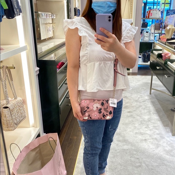 🆕🌹Kate Spade crossbody bag/pink multi colors - Picture 8 of 9